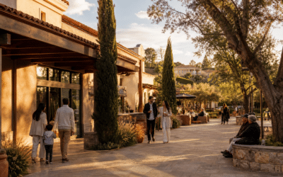 How can selling an inherited property in Porter Ranch connect you to the local small business community that makes this neighborhood special?