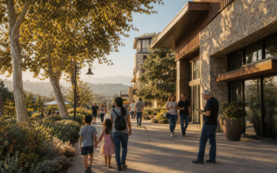 How can you support Porter Ranch’s local businesses and small shops while navigating the sale of an inherited or probate property?